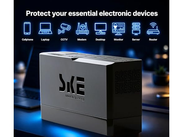 SKE UPS Battery Backup 425VA/240W