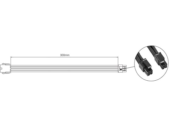 SilverStone 4/8-Pin 30cm Extend Cable