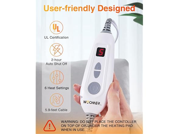 WOOMER NS5060014 heating pad