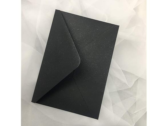 Lucky Star Pearl Black A7 Envelopes