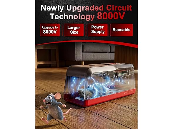 XMUNIHA Electric Mouse Trap Zapper