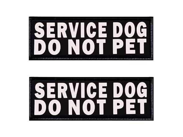 Damorr 2 PCS Service Dog Patch