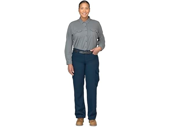 Bulwark Womens Lightweight FR Cargo Pant (18Wx32L)