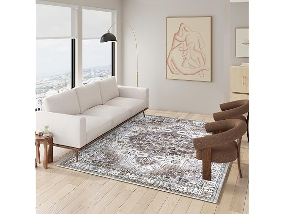 Gertmenian Washable Rug 9x13 Erin Gray