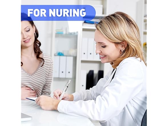 BASUNOCL 12 Pcs Black Ink Gel Pens, 0.5mm