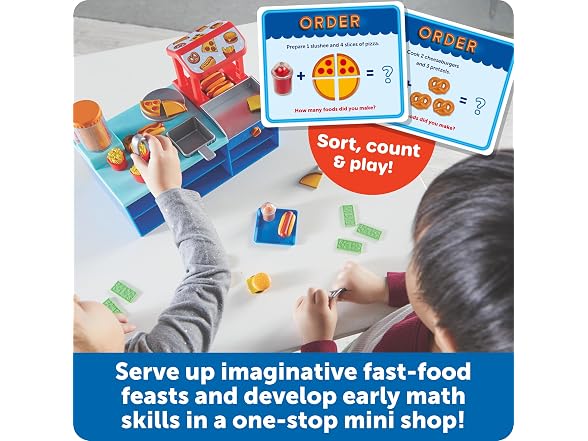 Learning Resources Mini Snack Shop Sorting Set