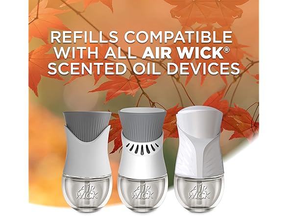 Air Wick Fall Scent Refill, 5ct