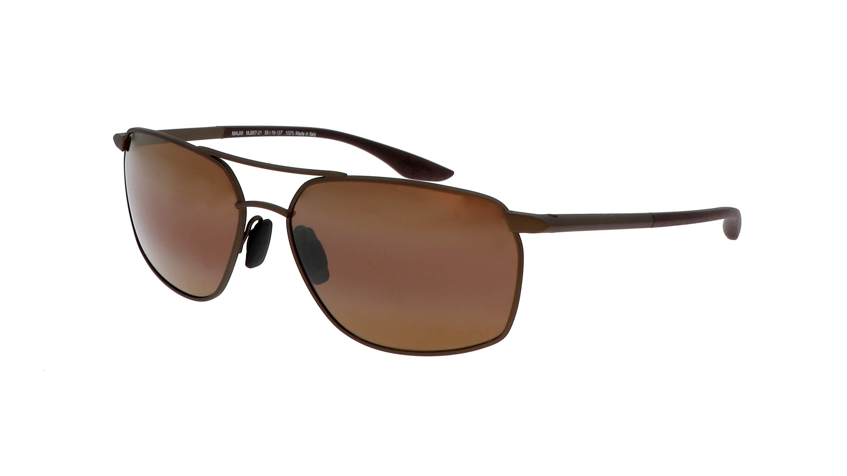 Maui Jim Men's Puu Kukui Polarized Rectangular Sunglasses - Gallery 6