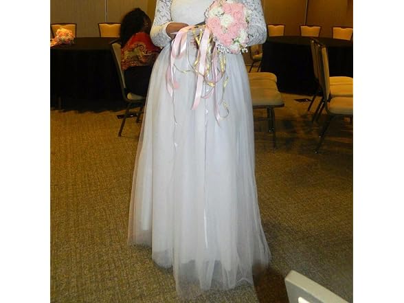 Wdpl Women (3X) Long Tulle Skirt Line Floor Skirts