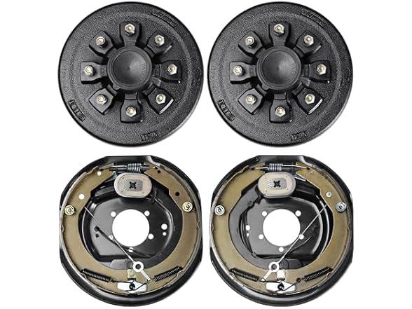 Trailer Hub Drum Kits 8 on 6.5" B.C. with 12"