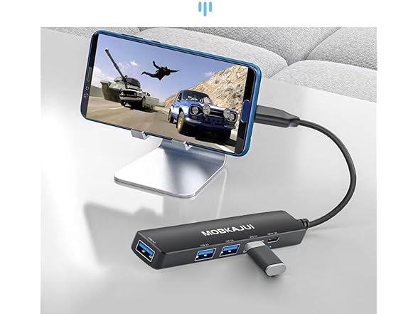 MOBKAJUI 5-Port USB-C 3.0 Hub