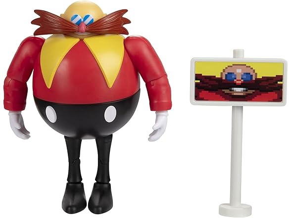 Sonic The Hedgehog 4" Articulated Action Figures 2Pk