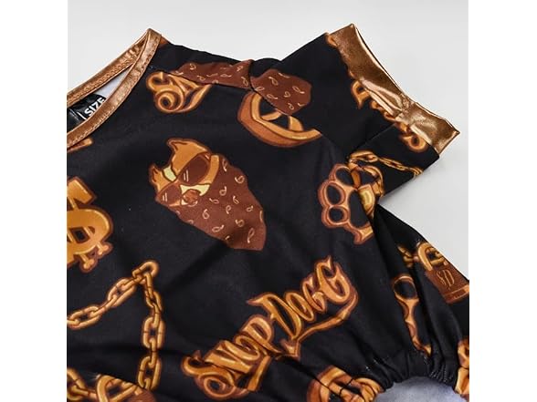 Snoop Doggie Doggs Deluxe Pet PJs, Off the Chain, L