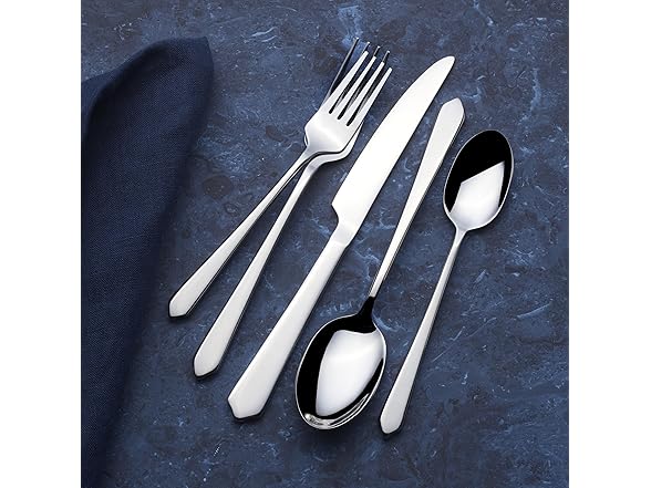 Towle Living Zia 18.0 Forged 20 Piece Stainless Steel Flatware Set
