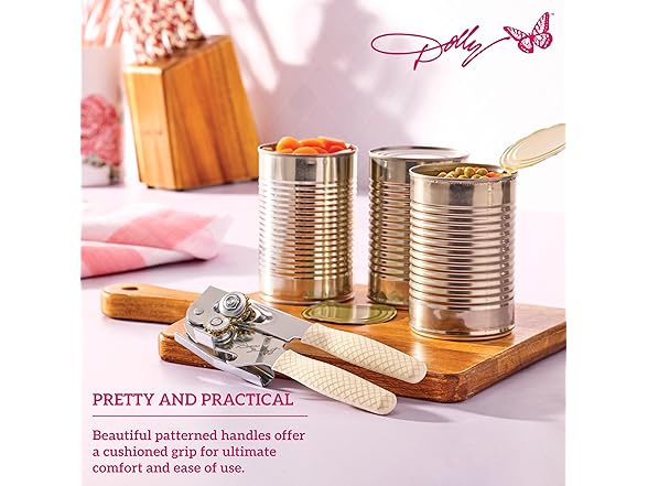 Dolly Parton Compact Can Opener Crisscross Design
