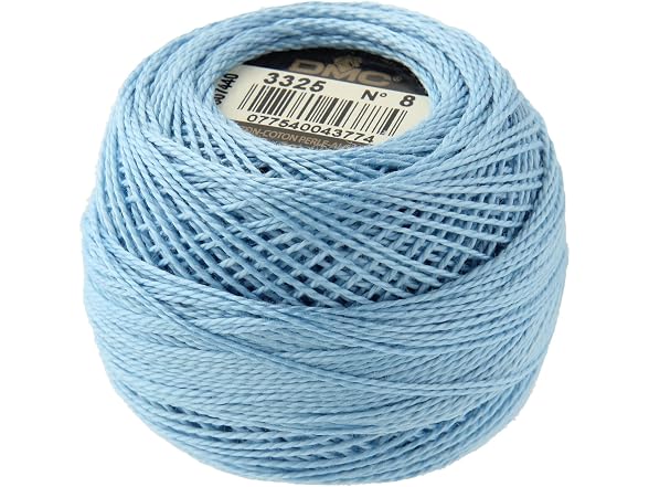 DMC Pearl Cotton Balls, Size 8, Light Baby