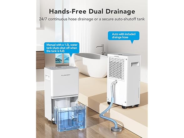 PLUSCENT Dehumidifier for Basement