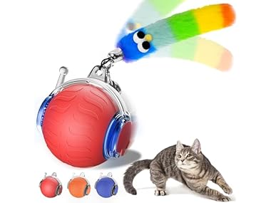 $7.99 UPSKY Interactive Cat Toy Ball - Automatic dealfomo
