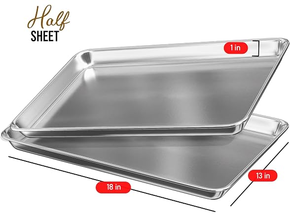 EATEX Eatex Aluminum Baking Sheet Set, 2 Pack
