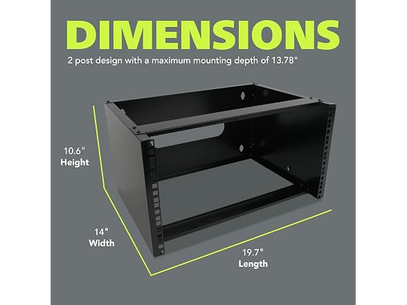 Pearington 6U Wall Mount Network Rack