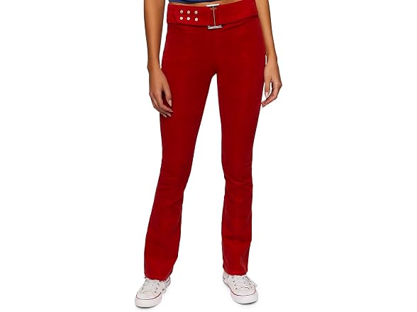 Forever 21 Women's (M) Corduroy Belted Flare Pants