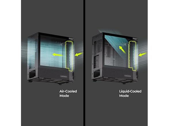 TRYX FLOVA Black Mid-Tower ATX PC Case