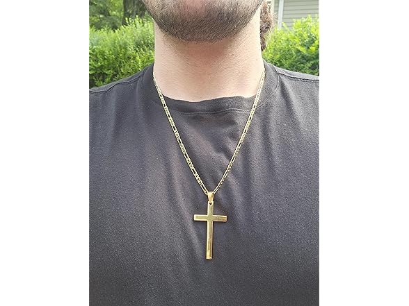 Angelus de Leon 14K Gold Figaro Chain 20in