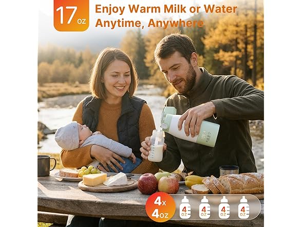 JDZ Portable Baby Bottle Warmer