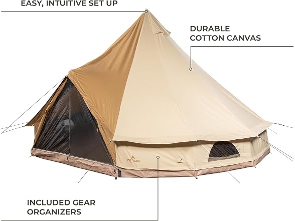 Teton Sierra 16 Canvas Bell Tent