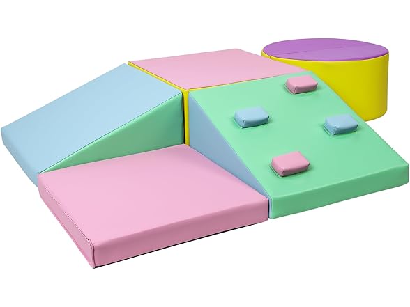 StarlightStroll Foam Climbing Blocks for Toddlers 5PCS