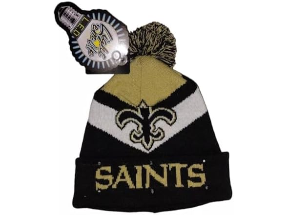 FOCO Saints Light Up Beanie