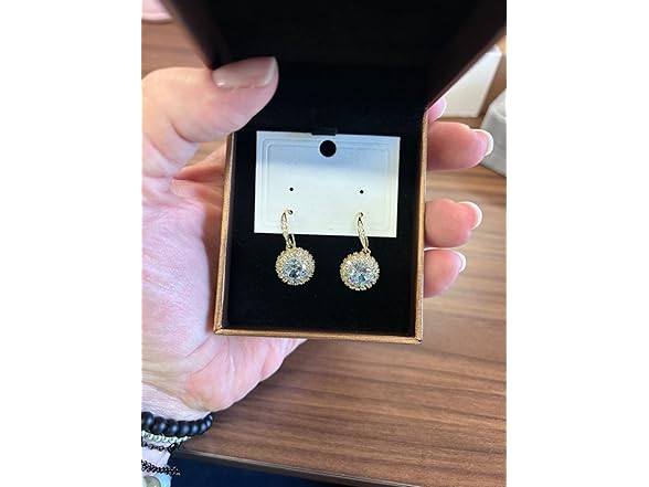 ZUMOIS 18K Gold Plated Dangle Earrings