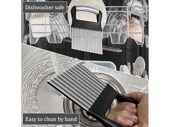 ZICXON Crinkle Cutter for Veggies