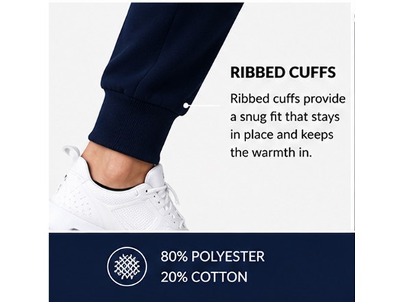 3Pk Mens Fleece Lined Jogger