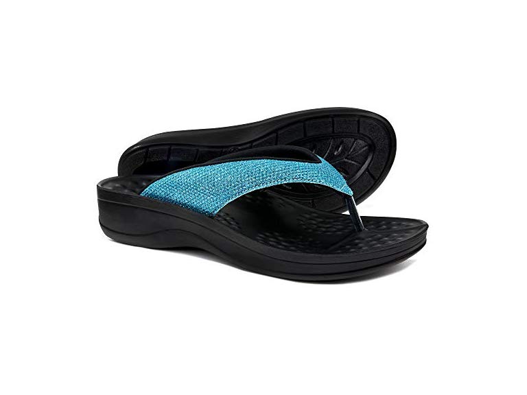 Aerothotic Sparkle Original Platform Women's Shoes Blue Size 8