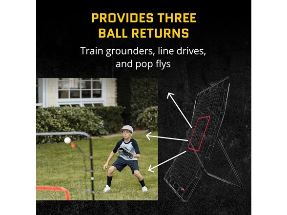 SKLZ PitchBack Baseball and Softball Pitching Net and Rebounder