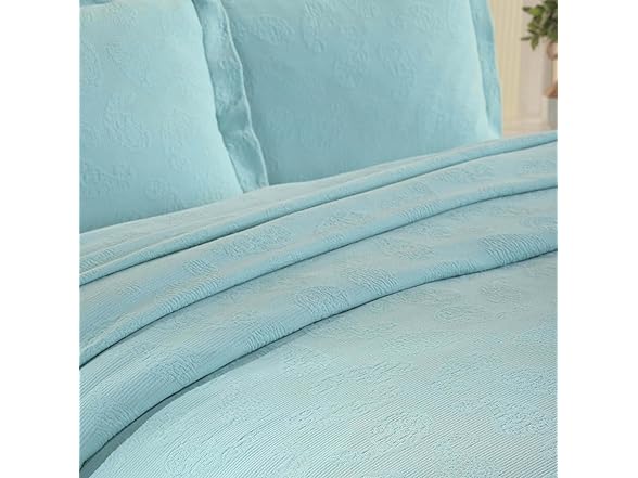 Superior Cotton Paisley Decorative Bedspread Quit Coverlet Set