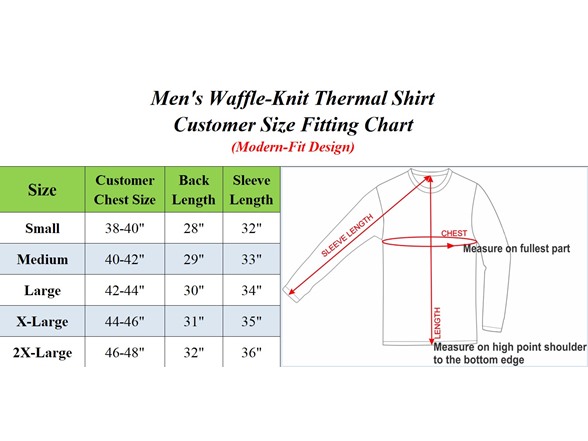 3Pk Mens L/S Crew Neck Thermal Shirt