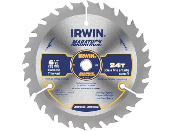 Irwin 14029 6-1/2" Circ Saw Blade