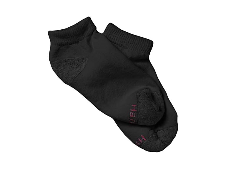 Hanes Low Cut Socks 10pk Black