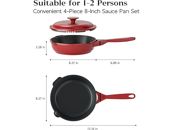 Titanium Saute Pan With Lid