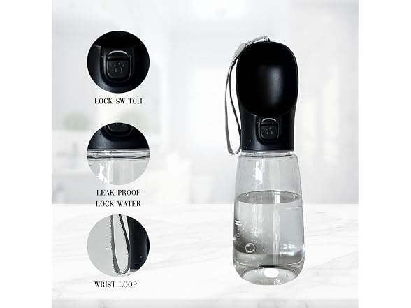 Generic (2 Pack) Dog Water Bottle