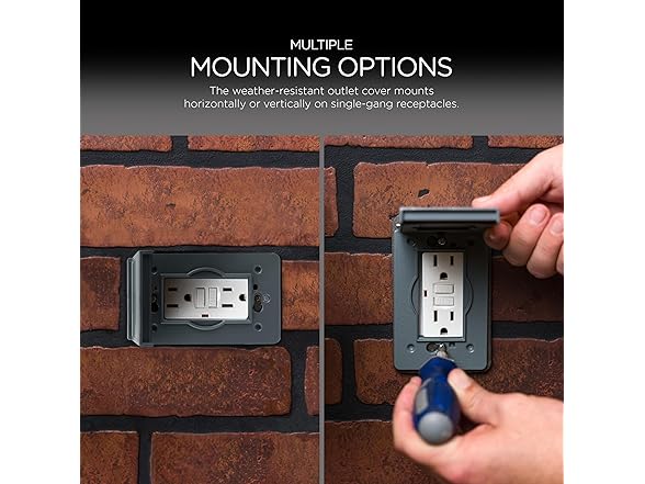 Outdoor Outlet Cover 2pk Metal
