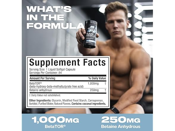 Muscletech HMB 1000mg, Clear Muscle (84 Liquid Softgels)