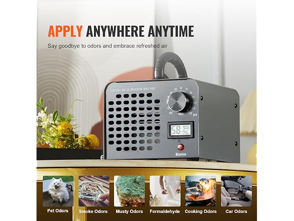 Ozone Generator, 36000mg/h Ozone Machine Odor