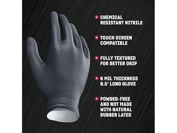 Venom Steel Nitrile Gloves Med 500ct