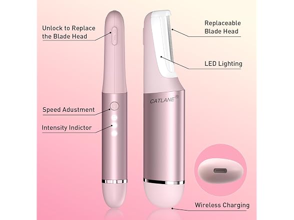 CATLANE Dermaplane Razor w/ LED