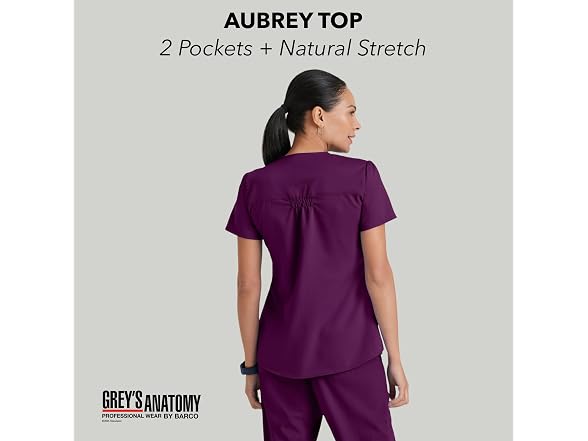 Barco Women (M) Grey's Anatomy Classic Aubrey Top