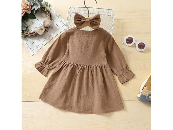 Visgogo Girls (6-12 MOS) Baby Kids Girl Long Dress
