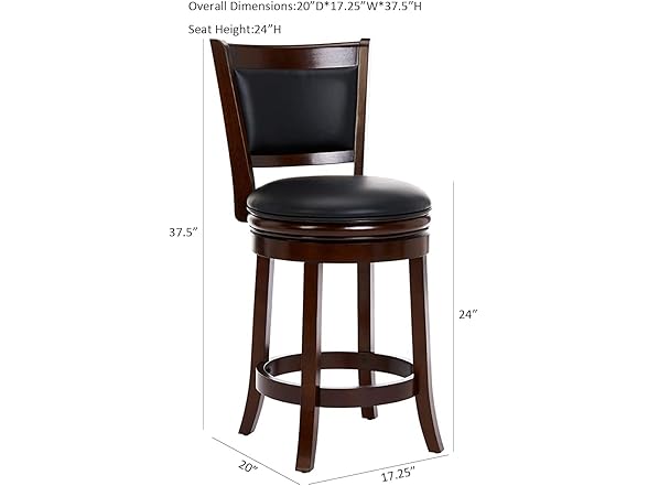 Ball & Cast Swivel Counter Height Barstool Set of 2